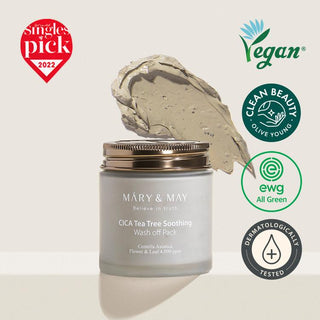 [MARY&MAY] CICA TeaTree Soothing Wash off Pack 125g