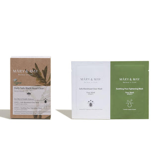 [MARY&MAY] Daily Safe Black Head Clear Nose Mask X10pcs