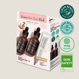 [MARY&MAY] Idebenone Blackberry Serum Duo Twin Pack (30ml x2+Eye cream12g)