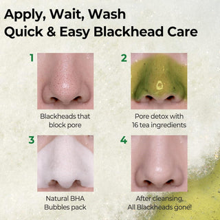 🤍TIME SALE🤍 [SomeByMi] BYE BYE BLACKHEAD 30 DAYS MIRACLE GREEN TEA TOX BUBBLE CLEANSER 120g
